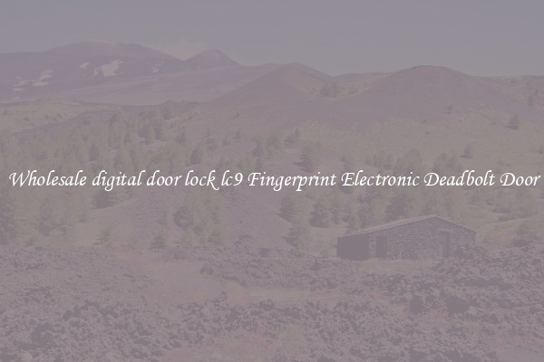 Wholesale digital door lock lc9 Fingerprint Electronic Deadbolt Door