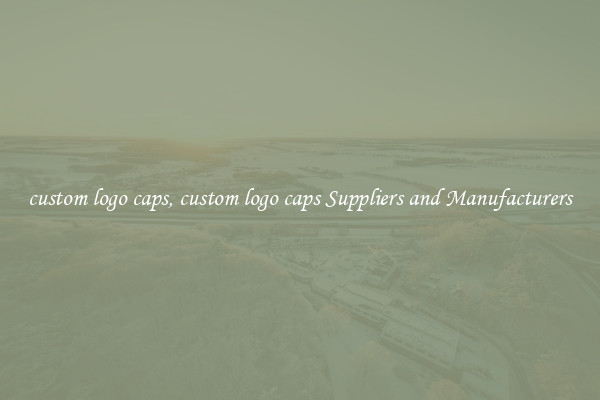 custom logo caps, custom logo caps Suppliers and Manufacturers