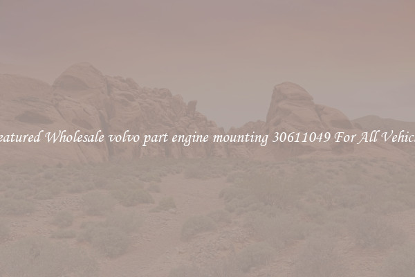 Featured Wholesale volvo part engine mounting 30611049 For All Vehicles