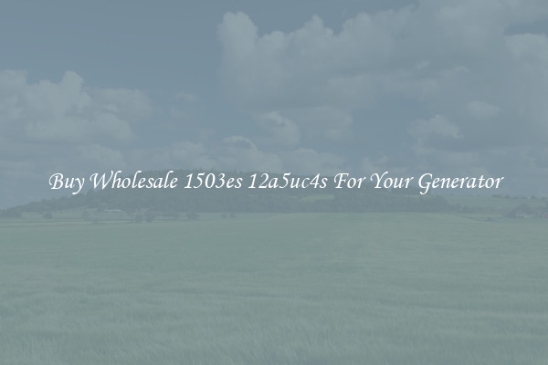 Buy Wholesale 1503es 12a5uc4s For Your Generator