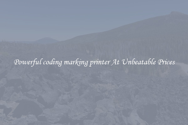 Powerful coding marking printer At Unbeatable Prices