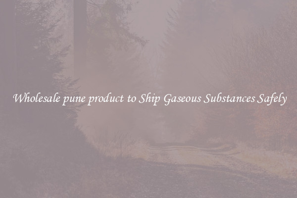 Wholesale pune product to Ship Gaseous Substances Safely