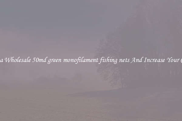 Buy a Wholesale 50md green monofilament fishing nets And Increase Your Catch