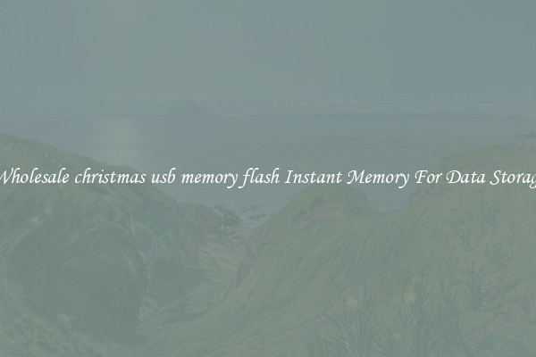 Wholesale christmas usb memory flash Instant Memory For Data Storage