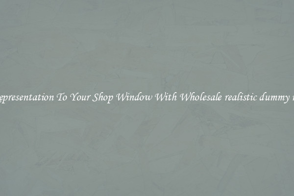 Add Representation To Your Shop Window With Wholesale realistic dummy monitor