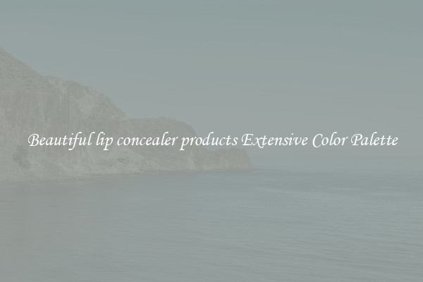 Beautiful lip concealer products Extensive Color Palette