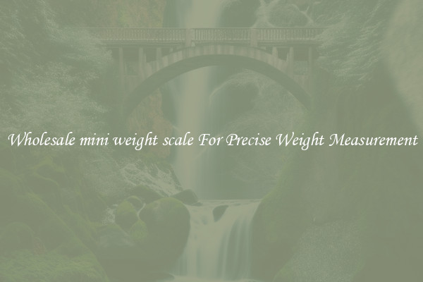 Wholesale mini weight scale For Precise Weight Measurement