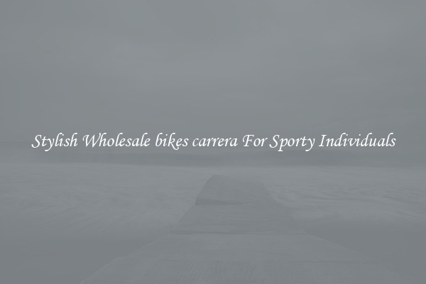 Stylish Wholesale bikes carrera For Sporty Individuals